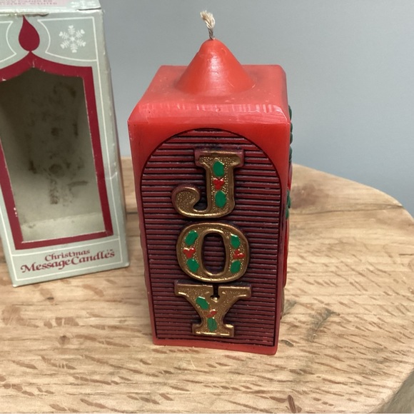 🔴 Vintage & New, Never Lit - Jasco Christmas Joy / Bell Candle - Christmas - Picture 8 of 14